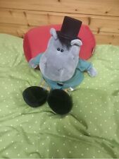 Steinbeck Nilpferd Alfred Vintage Groß Ca 50cm Hose Gestreift Nici Plüsch RAR