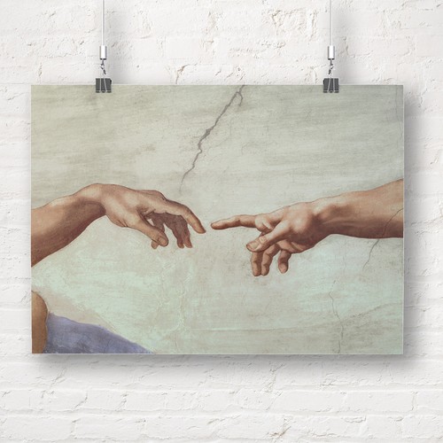 Michelangelo hände gottes - hände,