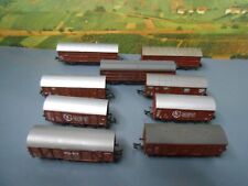Spur N ,ROCO 9 x Güterwagen/ Schiebewandwagen