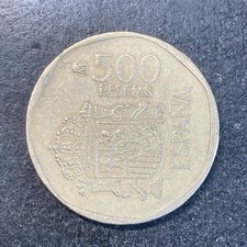 500 Pesetas Münze, 1988-M Spanien