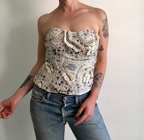 Vera mont top korsett vintage - vera,