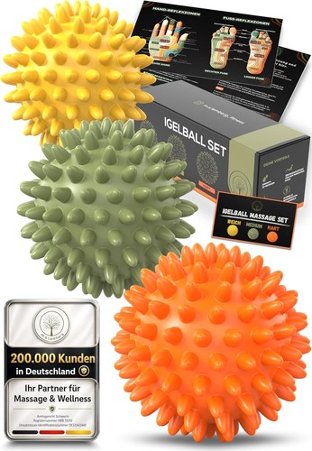 3er igelball massage set - igelball,