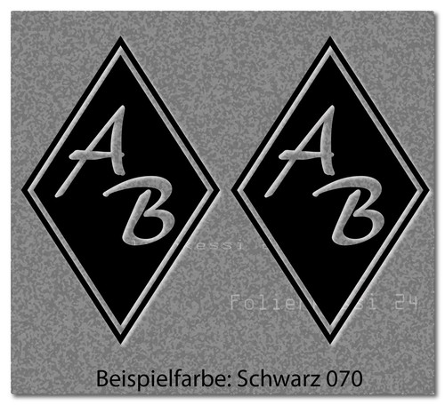 Aufkleber wunsch initiale - wunsch,