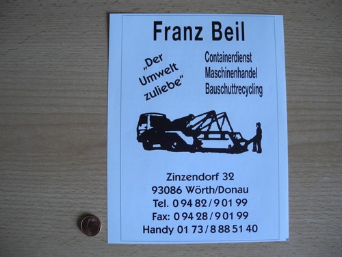 Reklame werbeanzeige franz - reklame,