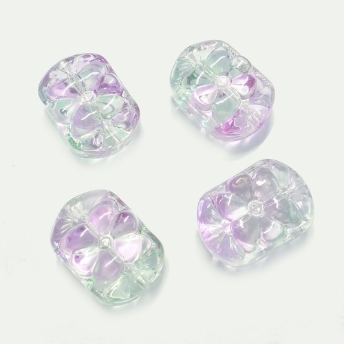 Glasperlen oval mm - oval, 18