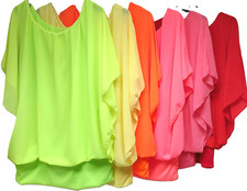 Damen Oberteil Bluse Oversize