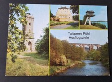 Postkarte DDR 1989  Talsperre