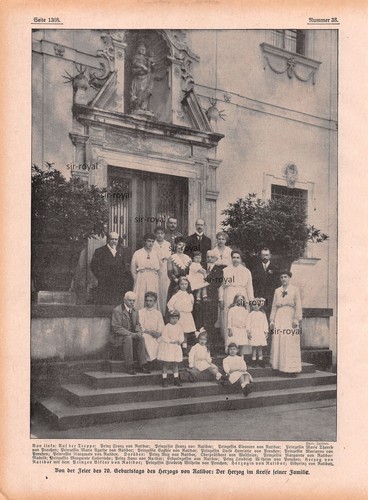 Herzog von ratibor mit familie - von,