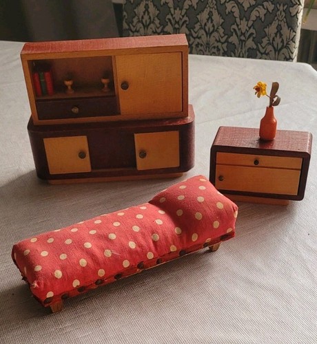 Vintage puppenhaus wohnzimmer - vintage,