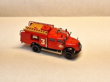 TOP Eigenbau Feuerwehr Preiser Magirus Rundhauber TLF16 Düsseldorf Flughafen