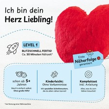 Näh-Baukastenset Herz