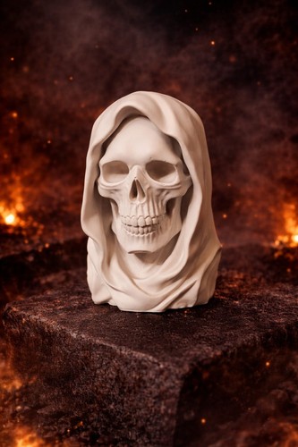 Handgemachte totenkopf figur - totenkopf,