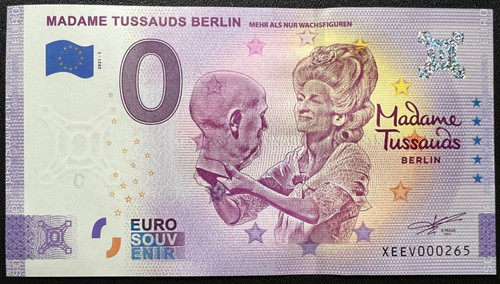 Euro schein madame tussauds - 0,