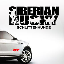 Auto Aufkleber SIBERIAN HUSKY