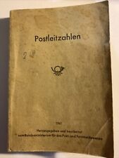 Postleitzahlenbuch der BRD von 1961 - Bundesministerium für Post-/Fernmeldewesen