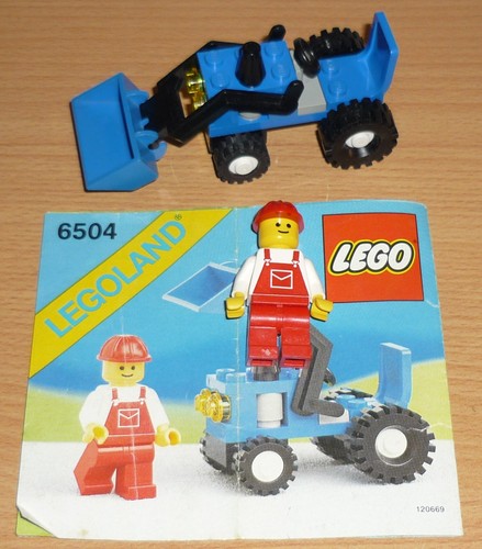Lego city 6504 kleiner traktor - lego,