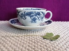 Villeroy Boch Valeria blau, Teetasse mit Untertasse, Vintage 