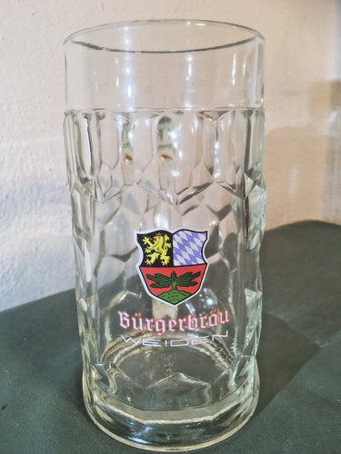 Weiden bürgerbräu bierglas - bürgerbräu,