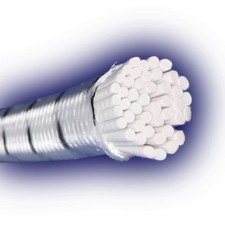 12mm Gummiseil 1m - 100m hohe Rückstellkraft weiß schwarze Kennung Expandergummi