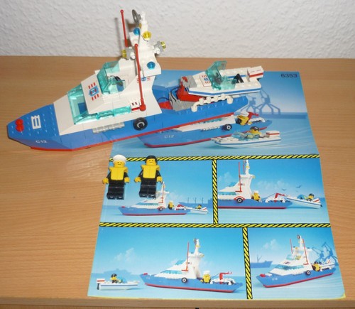 Lego city 6353 patrouillenboot - lego,