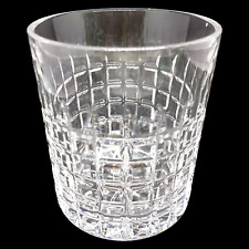 Whiskey Glas Tumbler Whisky Glas Quadrat Muster Transparent Bar Spirituosen DDR