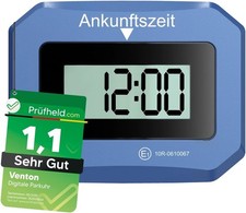 Digitale Parkuhr elektronische Parkscheibe mit Zulassung, mit 2 CR2450 Batterien