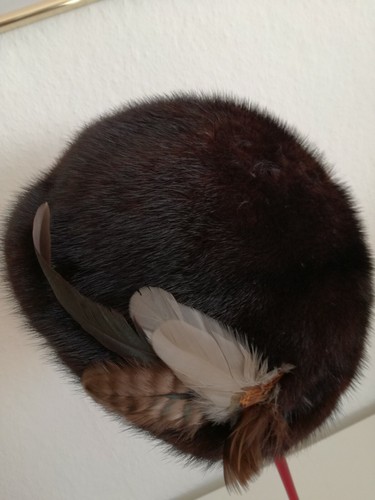 Hut aus nerz größe - -,