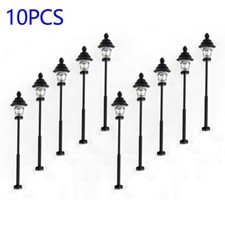 10 x Modelleisenbahn Hofleuchten LED Leuchte 1:160 N Spur Laternenlampen AU