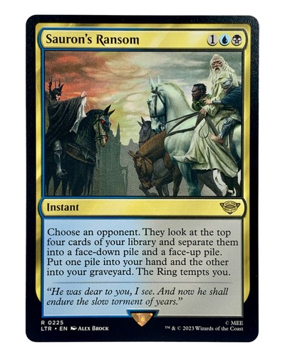 Mtg sauron ransom the - ransom, |