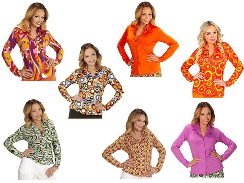 Damen bluse hippie 70er jahre - damen,