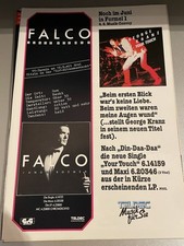 Falco / Georg Kranz / Novalis Werbeanzeige / Zeitschrift „Der Musikmarkt“ (1984)
