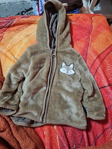 Kuschelige jacke mit - mit, fuchs