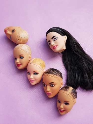 Barbie köpfe set doll heads - köpfe,