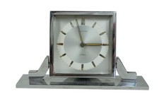 #600 ArtDeco Tischuhr Wecker Maute 8 Tag, 8x13cm