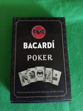 Bacardi Poker Kartenspiel Rum Cuba Schnaps Karten Casino