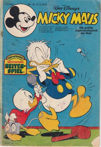 Micky maus comic hefte nr - comic,