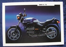 BMW Motorrad K 75 Prospekt, 2 Seiten