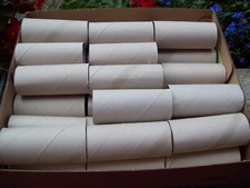 25 Toilettenpapierrollen, leer, Klorollen, Papprollen, basteln, Nager, Basteln,