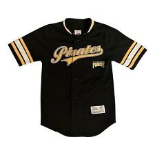 Pittsburgh Pirates Bay Vintage True Fan Trikot M Baseball MLB 38 Schwarz Kinder 