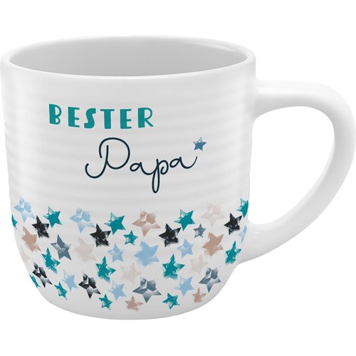 Gruss tasse mit rillen - &,