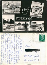 Ansichtskarte Potsdam Bahnhof