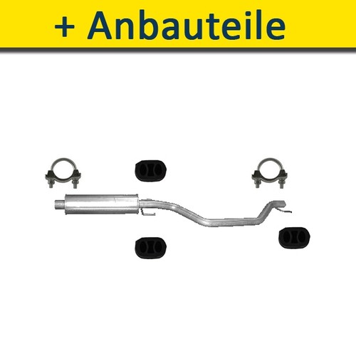 Mitteltopf auspuff für opel - mitteltopf, auspuff+