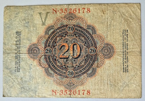 Reichsmark schein 1914 - schein,