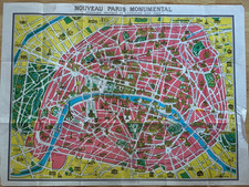 Paris - Stadtplan - Karte -