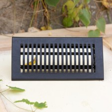 Luftgitter in schwarz