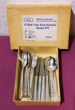 3tlg. DDR ALU KINDERBESTECK