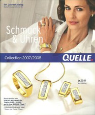Katalog Quelle - Uhren & Schmuck Collection  2007 / 2008 (116 Seiten)🐿️