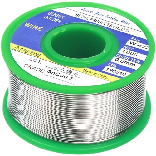 Lötzinn bleifrei 8mm - bleifrei, 0,8mm