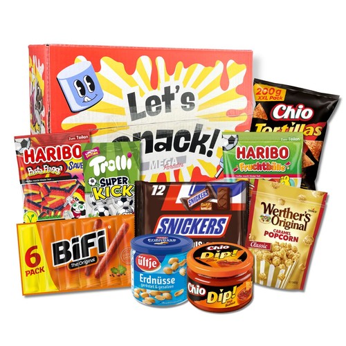 Mega snackbox herzhaft süß - mega,