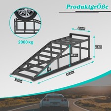 2x Auffahrrampe PKW Rampe